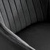 Novara Grey Concrete Effect Black Leg Round Dining Table & 4 Black Calla Black Leg Chairs