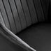 Carson White Marble Effect Dining Table & 6 Black Calla Black Leg Chairs