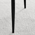 2x Calla Green Velvet Dining Chairs with Black Legs