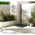 Cantilever Grey Square Garden Parasol & Base Set