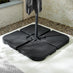 Cantilever Grey Square Garden Parasol & Base Set