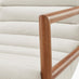 Cassia Beige Fabric Mid Century Modern Accent Chair