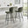 2x Catriona Grey Fabric Bar Chairs