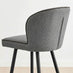 2x Catriona Grey Fabric Bar Chairs
