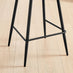 2x Catriona Cream Fabric Counter Stools