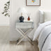 Celeste 1 Drawer Mirrored Bedside Table