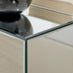 Celeste 1 Drawer Mirrored Bedside Table