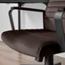 Centro Brown Velvet Reclining Office Chair