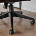 Centro Brown Velvet Reclining Office Chair