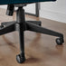 Centro Blue Velvet Reclining Office Chair