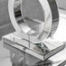 Chloe Mirror and Black Halo Table Lamp