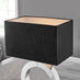 Chloe Mirror and Black Halo Table Lamp
