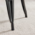 2x Colton Black 'Tolix' Style Metal Dining Chairs
