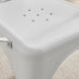 2x Colton White 'Tolix' Style Metal Dining Chairs with Arms