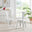 2x Colton White 'Tolix' Style Metal Dining Chairs