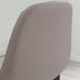 2x Corona Cappuccino Beige Faux Leather Counter Stools Black Legs