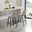 2x Corona Cappuccino Beige Faux Leather Counter Stools Black Legs