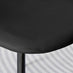 Novara 100cm Round Black Leg Dining Table & 2 Black Corona Black Leg Chairs