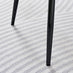 Novara 100cm Round Black Leg Dining Table & 2 Black Corona Black Leg Chairs