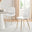 2x Corona White Faux Leather Dining Chairs Gold Legs