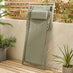 2x Corsica Green Metal & Textilene Deck Chairs