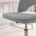 Courtney Grey Velvet Office Chair
