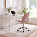 Courtney Pink Velvet Office Chair