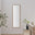 Damaris Wood Full Length 150x50cm Wavy Rectangle Wall Mirror