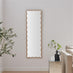 Damaris Wood Full Length 150x50cm Wavy Rectangle Wall Mirror