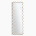 Damaris Wood Full Length 150x50cm Wavy Rectangle Wall Mirror