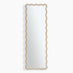 Damaris Wood Full Length 150x50cm Wavy Rectangle Wall Mirror