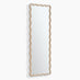 Damaris Wood Full Length 150x50cm Wavy Rectangle Wall Mirror