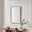 Damaris Wood Medium 90x60cm Wavy Rectangle Wall Mirror