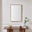 Damaris Wood Medium 90x60cm Wavy Rectangle Wall Mirror