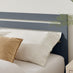 Declan Dark Grey Solid Pine Double Bed Frame