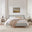 Declan Light Grey Solid Pine King Bed Frame