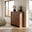 Delphine Walnut Burl Wood Effect 5 Drawer Chest of Drawers