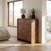 Delphine Walnut Burl Wood Effect 5 Drawer Chest of Drawers