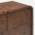 Delphine Walnut Burl Wood Effect 5 Drawer Chest of Drawers