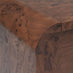 Delphine Walnut Burl Wood Effect 1 Drawer Bedside Table