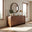 Delphine Walnut Burl Wood Effect 3 Door Sideboard