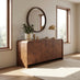 Delphine Walnut Burl Wood Effect 3 Door Sideboard