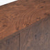 Delphine Walnut Burl Wood Effect 3 Door Sideboard