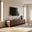 Delphine Walnut Burl Wood Effect 4 Door Large Storage TV Stand