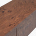 Delphine Walnut Burl Wood Effect 3 Door Storage TV Stand