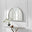 Disco Large Glam Overmantel Arch Wall Mirror
