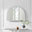Disco Large Glam Overmantel Arch Wall Mirror