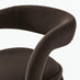 Lynton Round Whitewashed Dining Table & 6 Brown Dotty Chairs