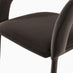 2x Dotty Brown Velvet Dining Chairs