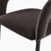 Lynton Round Whitewashed Dining Table & 6 Brown Dotty Chairs